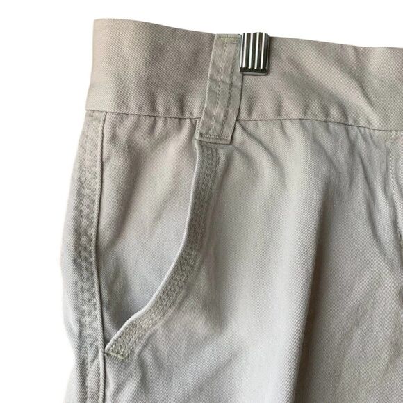 J.Crew Chino Short Shorts Size 4 Chambray Khaki Wash Cotton 3.75 Inseam Women's - Picture 4 of 7